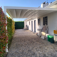 questa immagine rappresenta un carport con protezione grandine