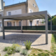 questa immagine rappresenta un carport in acciaio